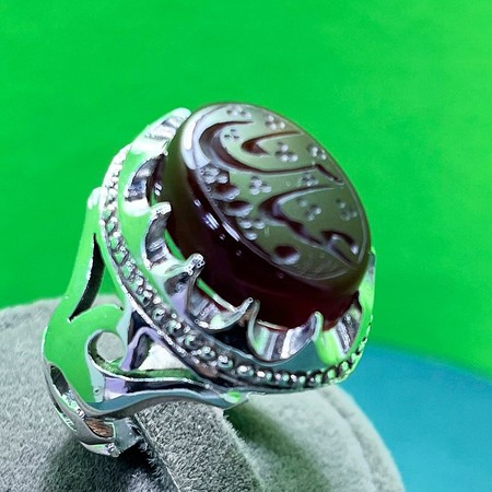   انگشتر عقیق سرخ یمنی دستنویس یا عباس محصول