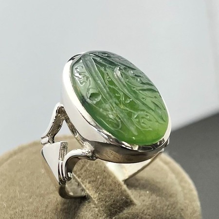   انگشتر یشم افغان اصل دستنویس حسبی اللهمحصول