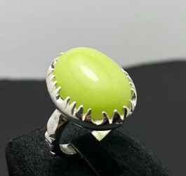 انگشتر گوهر شب چراغ اصل رکاب نقره 925