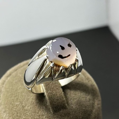   انگشتر شجر کلکسیونی طرح لبخند رکاب هشت ترک محصول