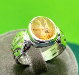 انگشتر رتایل طبیعی رکاب نقره وارداتی