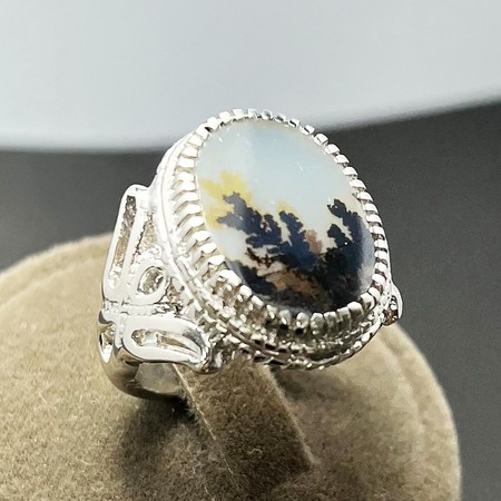   انگشتر عقیق شجری تک درخت رکاب صفوی شبکه ایمحصول