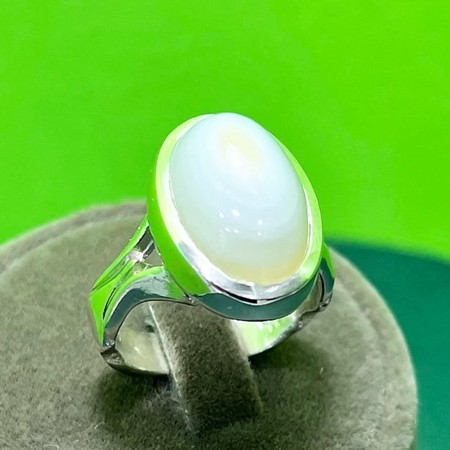   انگشتر عقیق باباقوری رکاب نقره صفوی سادهمحصول