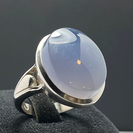   انگشتر نقره عقیق کبود یمنی رکاب دست ساز طرح صفویمحصول