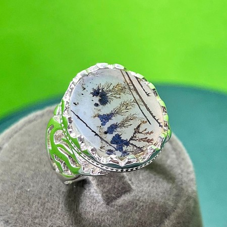   انگشتر شجر قائنات رکاب نقره طرح یاحسین (ع)محصول